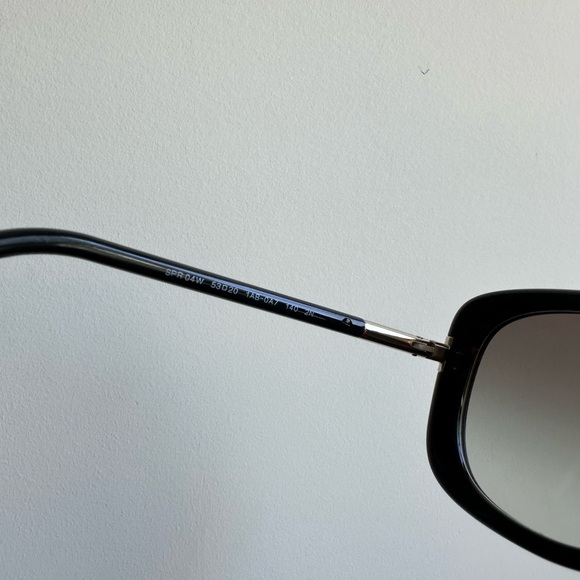 PRADA Womens Black & Gold Square frame shades SPR04W - Picture 9 of 10